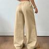 Women's Casual And Fashionable  Elastic Waist Loose Wide Leg Pants