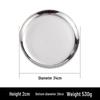 Verdickte runde Edelstahl-Grillplatte