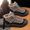 2025 Internet-Berühmtheit neue High-Top-Plateau Winter Samt warm Baumwollschuhe Damen Freizeitschuhe rutschfeste Schneestiefel Stiefeletten