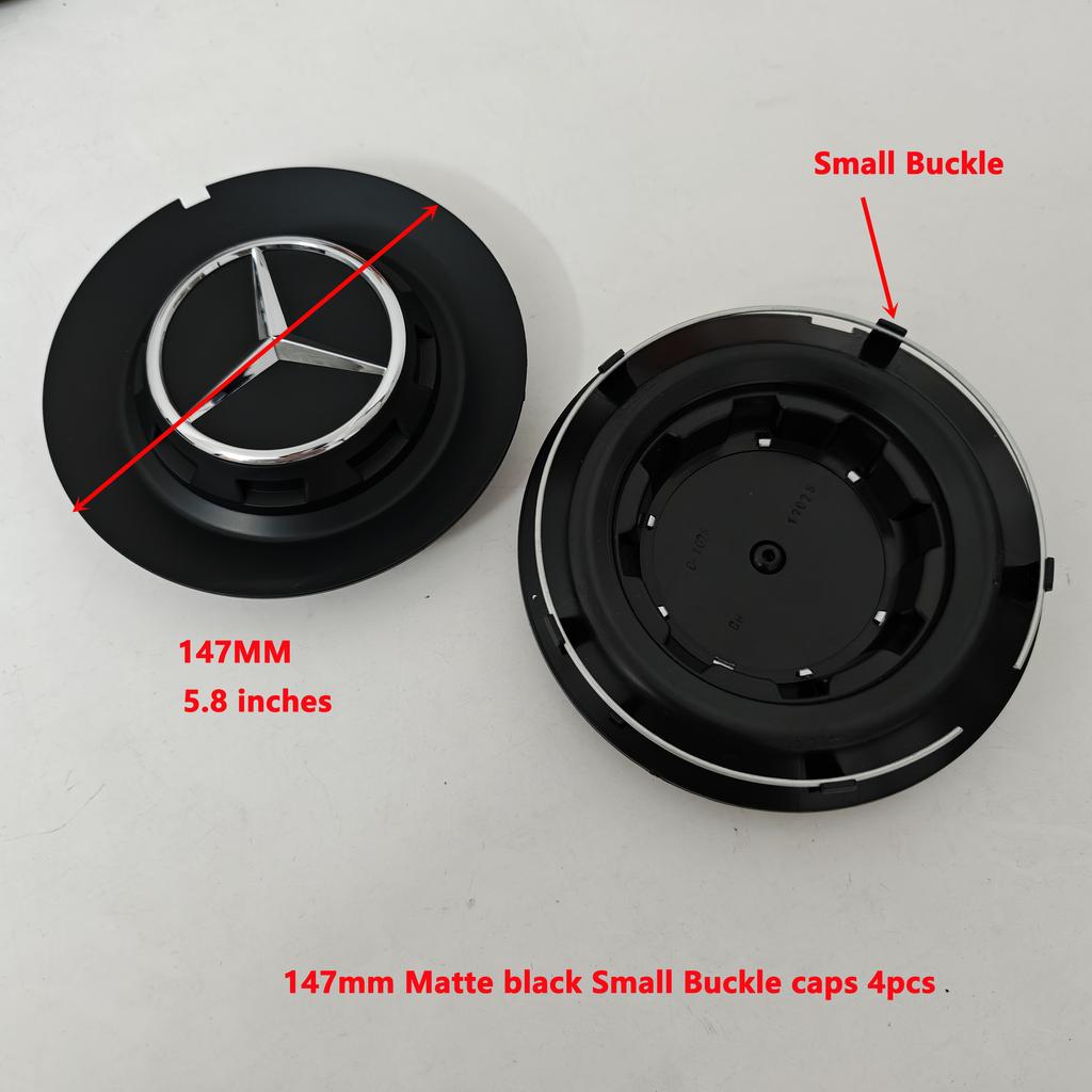 4PCS Aluminum Car Wheel Center Hub Caps for Mercedes-Benz A45S C63S E63S AMG GT GTS C190 Auto Styling Accessories