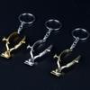 Alloy Push Hairdressing Key Holder With Pendant For Fashion Casual