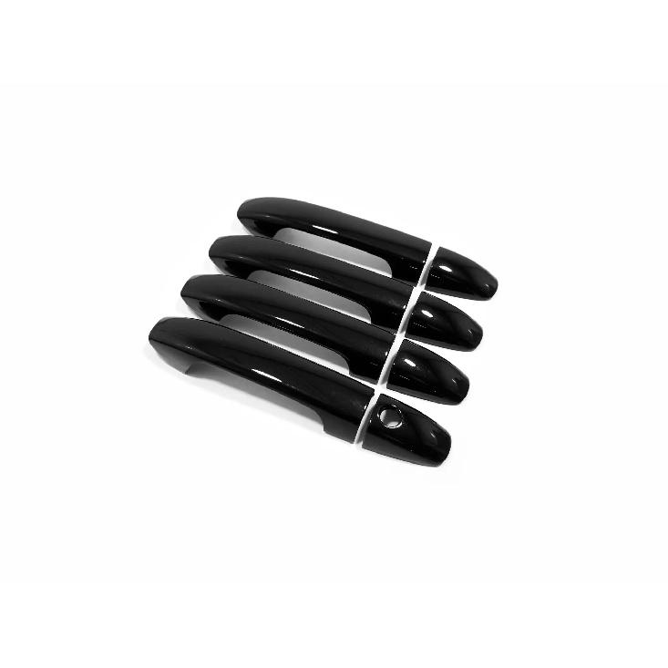 For Mercedes Benz Vito W447 V-Class 2014 2015 2016 2017- ABS Glossy Black Door Handle Cover Bowl Frame Trims Car Accessories