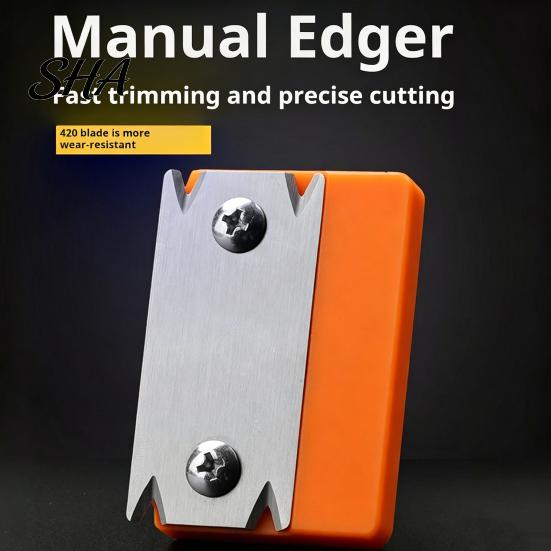 Holzbearbeitung Fasenwerkzeug Kantenanleimer Trimmer, Mini-Kantenanleimer & Schneider, Edelstahlklinge Furnierschneider für Holzbearbeitung, Langlebiges Holztrennen