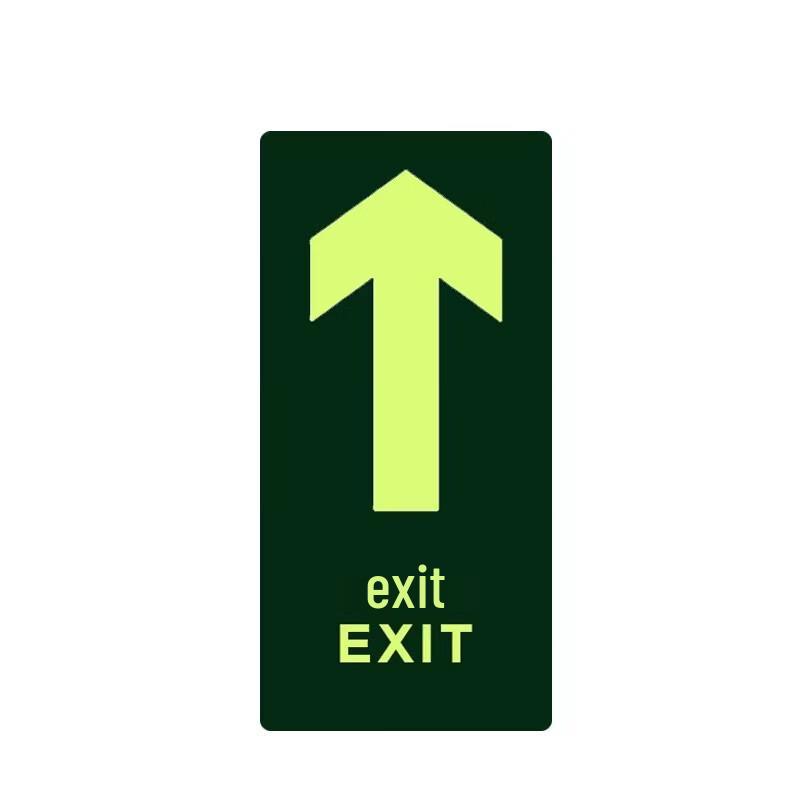 Self-Luminous Safety Exit Floor Sticker