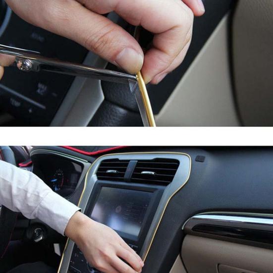 5m Flexible Trim Car Interior Strip for Moulding Exterior Strip Decorative Line
