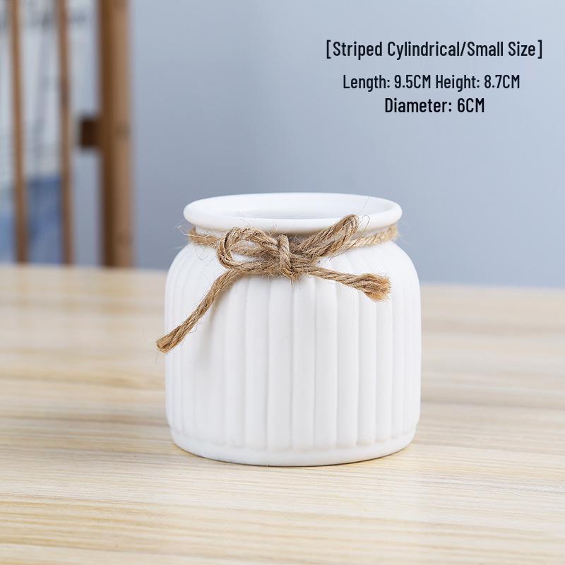 Jingdezhen Ceramic Unglazed Flower Vase – Artistic Home Decor Craft