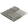 A34R 11 Pcs Magnetic T6-T40 Torx Head Screwdriver Bit Set Star 6 Point Screwdriver Drill Bits Tools 3 Inch Length
