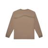 Vans Solid Twill Crew Neck Long Sleeve T-Shirt Unisex Tops Light-Brown VN000FQRYEH