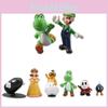 Super Bros Mario Action Figures Toys Yoshi Peach Princess Luigi Donkey Odyssey