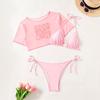 New European And American Split Swimsuit Women'S Russian Bikini Three-Piece Set