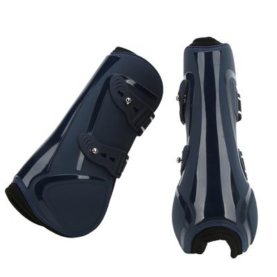 Ochraniacze na ścięgna dla koni PU Shell Tendon Fetlock Brace do jazdy konnej, amortyzujące skoki