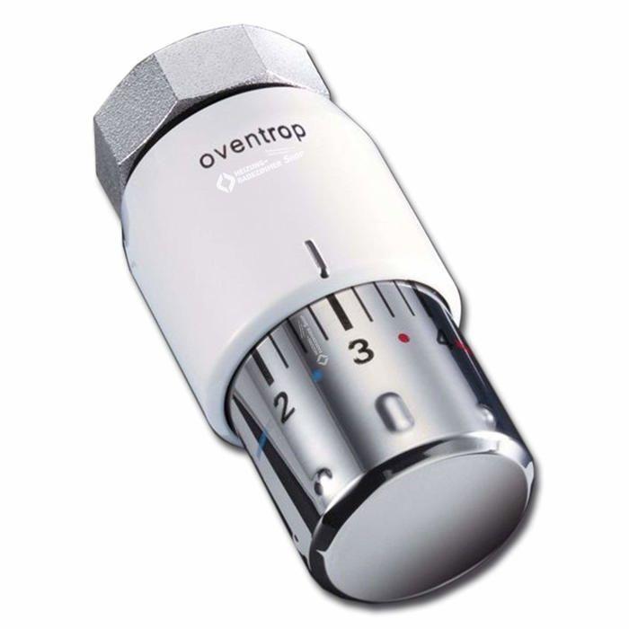 Tête Thermostatique Avec Bulbe Liquide - OVENTROP - Réf. 101206 - Facile À Installer Et À Utiliser - Gris