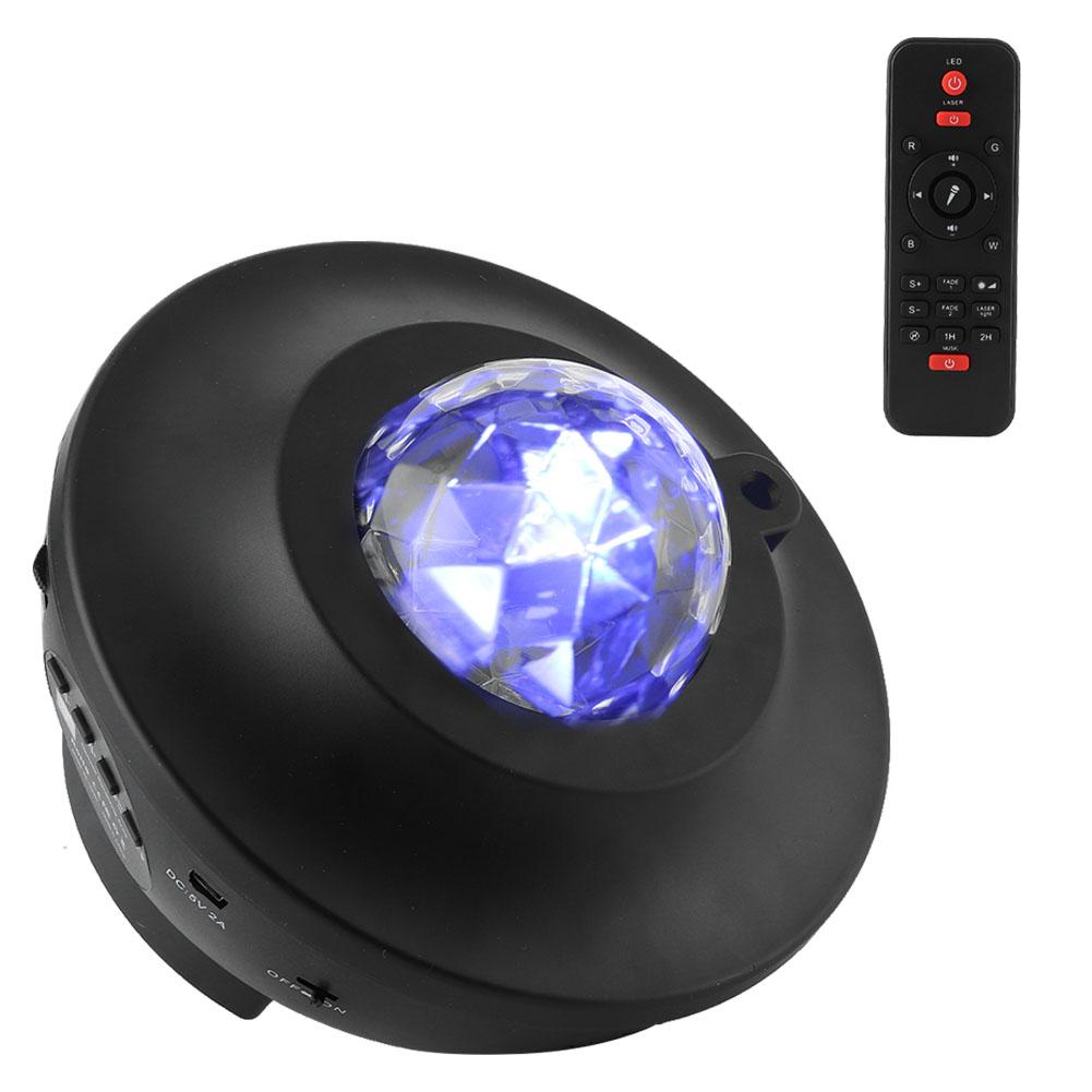 RGB Star Projection Lamp Bluetooth USB Voice Control Music Player LED Night Light Birthday Gift