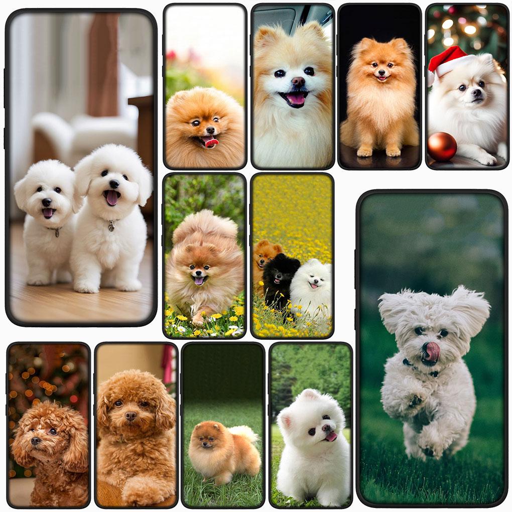 Cover for OPPO A40 A80 A60 A38 A79 A15 A16 A17 A18 A58 A78 A57 A53 A40M 4G 5G Phone Case Bichon Frise Pomeranian Poodle Dog