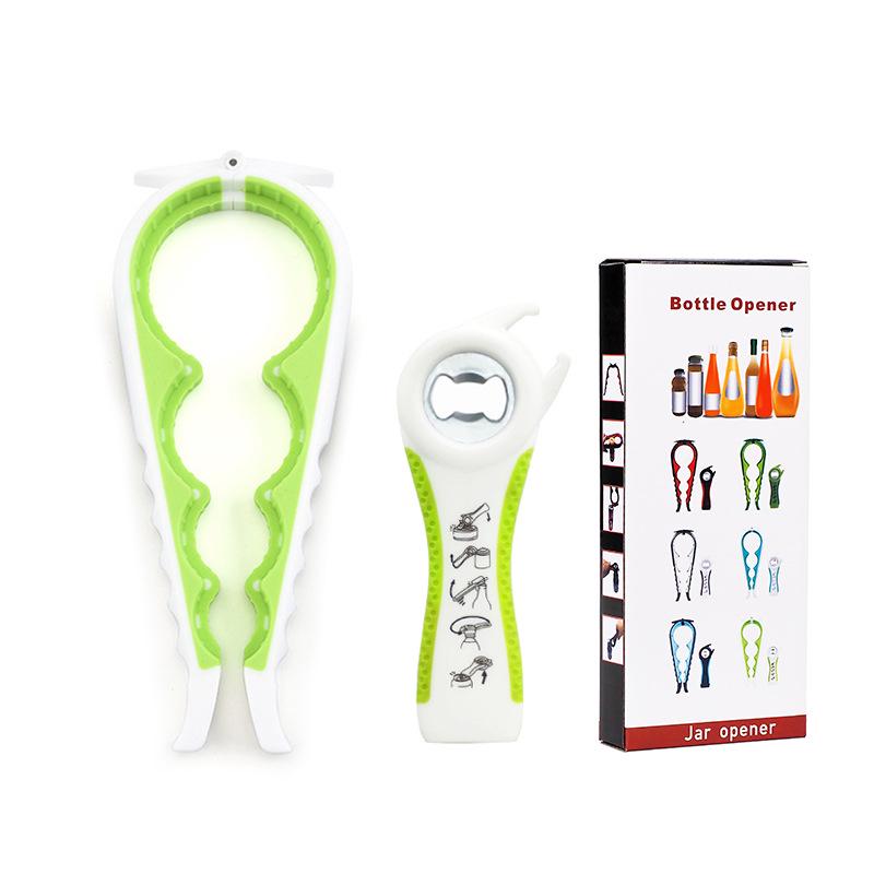 Multi-Tool Kitchen Set: Can Opener, 5-in-1 Beer Opener, 4-in-1 Bottle Opener, Twist-Off Lid Opener