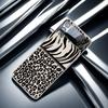 Golden Leopard Print F711 Phone Case For Samsung Z Flip 3 4 5 6 Cases Funda For Samsung Z FLIP 3 4 5 6 Cover Case Funda Coque
