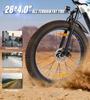 VARUN S26-1 26" X 4.0" Fat Tire Electric Mountain Bike with 48V 16AH Removable Battery