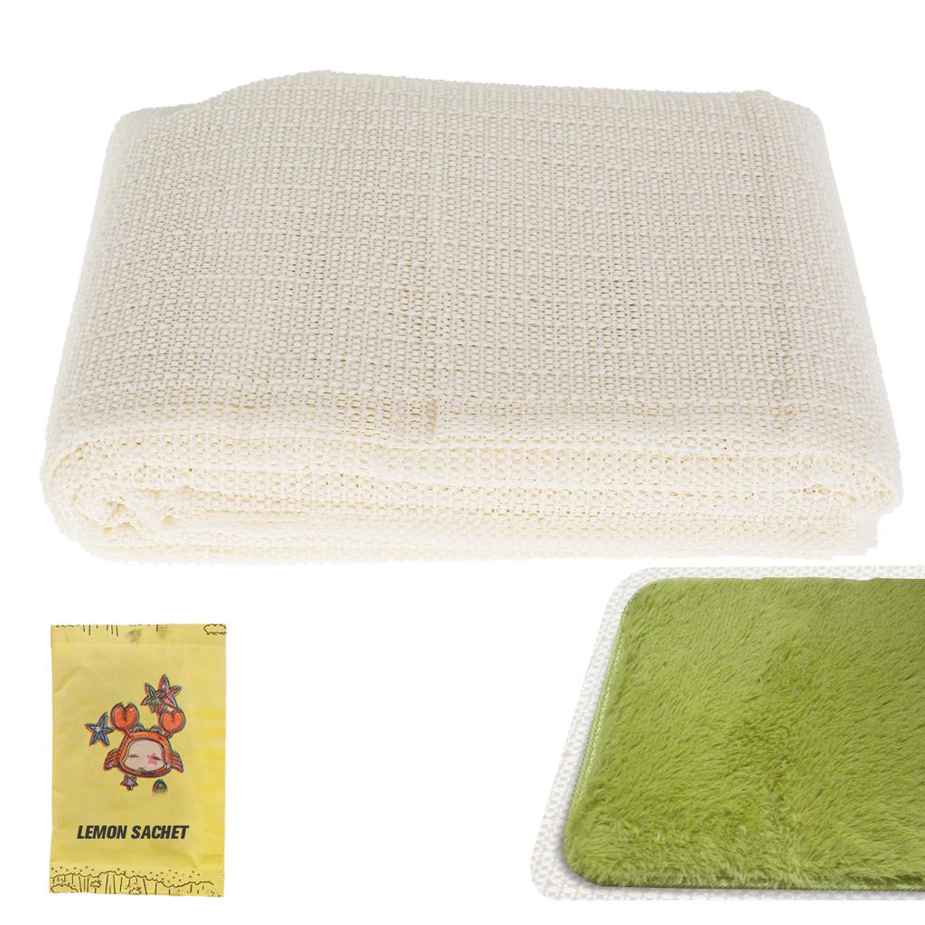 Home Non-Slip Carpet Underlay PVC Multi Purpose Liner Safe Anti-Slip Mat Mesh Lining Carpets Rug Pad for Decoration Accessories