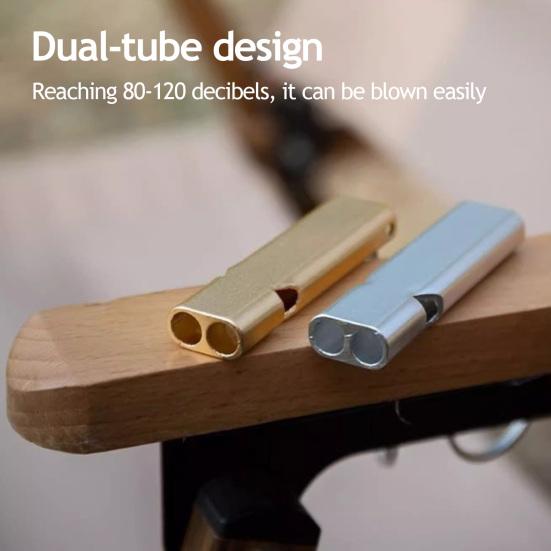 Gwizdki Awaryjne Zewnętrzne z Brelokiem Wytrzymały Stop Aluminium Kemping Wędrówki Polowanie Survival Sport Trening Zwierząt Gwizdek z Brelokiem