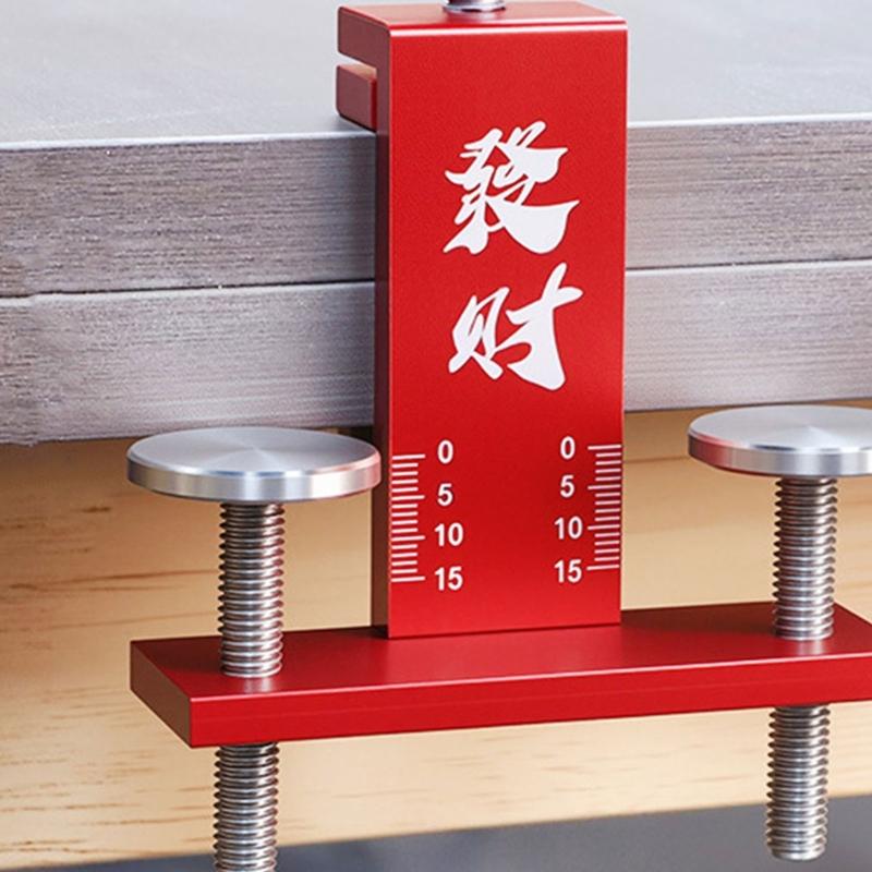 Adjustable Cabinet Handle Template Tool Support Arm Punch Locators Drilling Guide for Accurate Door Installation