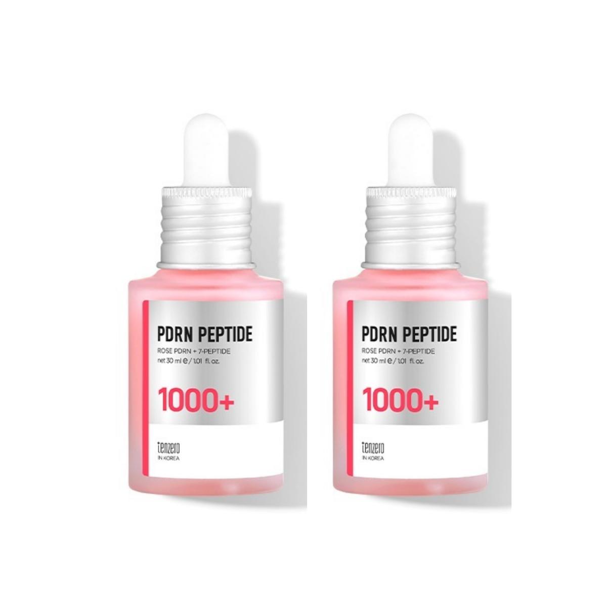 Tenzero PDRN Peptide 1000 Ampoule Advanced Skin Regeneration & Elasticity Boosting Serum 30ml (Pack of 2)