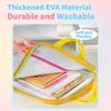 Waterproof Mesh Zipper Pouch Bag EVA Transparent File Bag Tutoring Bag  School Office Supplies