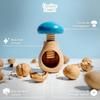 Casse-Noix Creative Home Champignon Manuel Bois Bleu 10x7 cm
