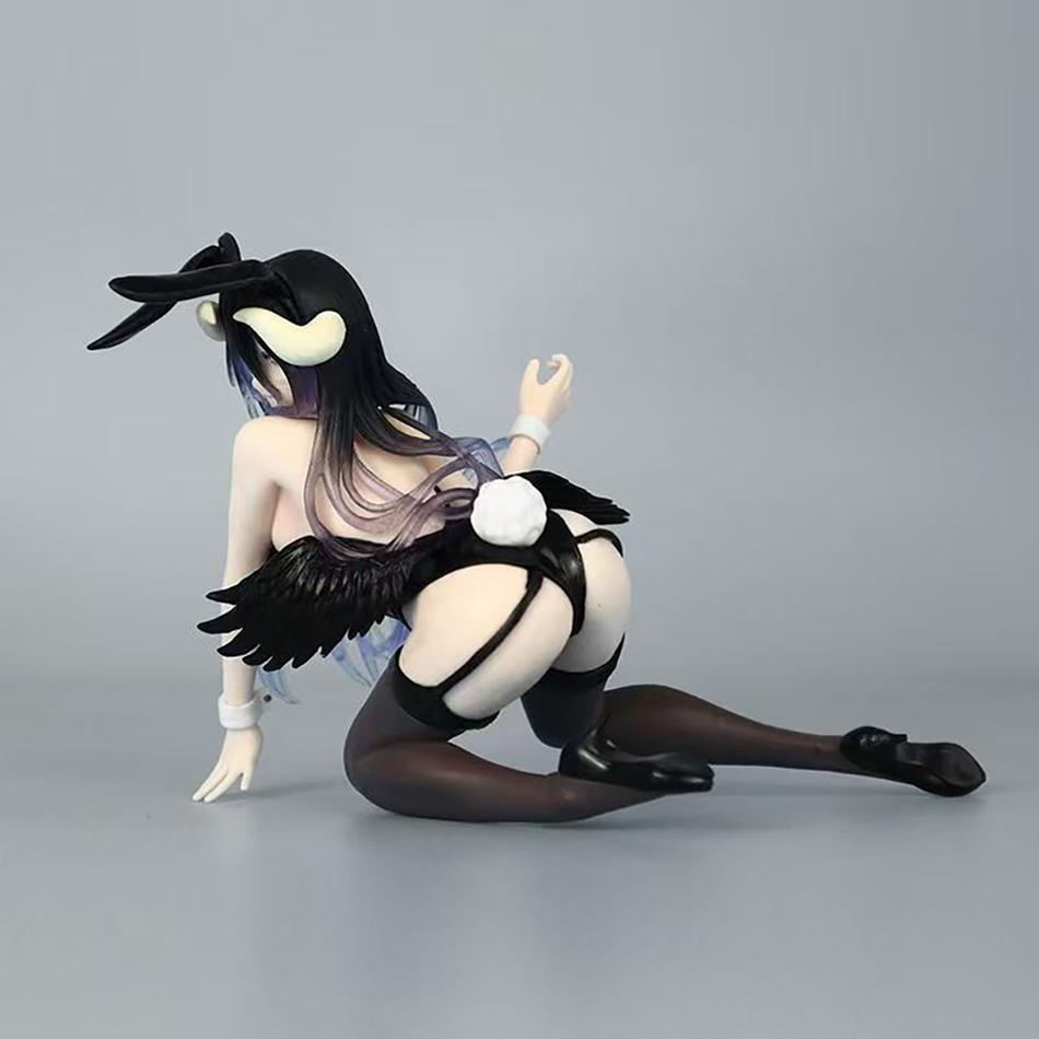 12cm Neue Hentai Figur OVERLORD Anime Figur Bunny Girl Albedo Nudelstopper Figur Actionfigur Sammlermodell Spielzeug