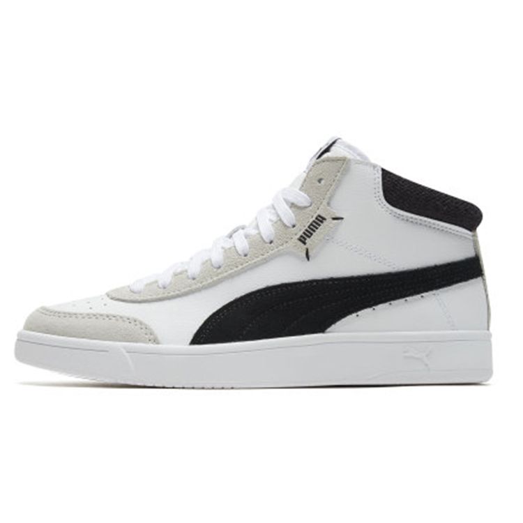 Puma Court Legend Mid Unisex White Black 371119-02 EU 36