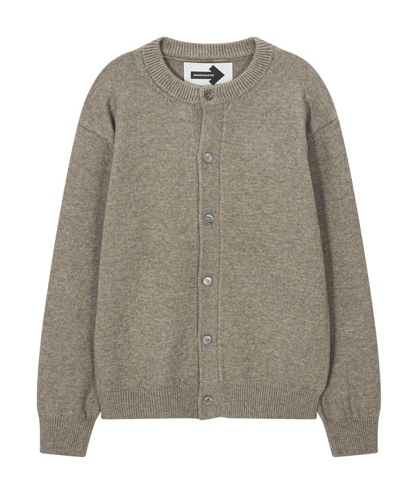 Maison Master Round Cardigan White (Round Cardigan /White)