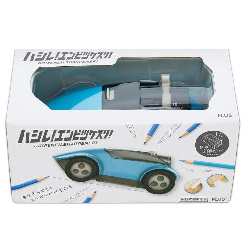 Plus Pencil Sharpener [with Extra Blade] Hashire! Pencil Kezuri! Blue FS-660 84-008
