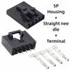 5Sets Straight Pin Pin Header Housing With Buckle Crimp Terminal New Dupont Connector Kit  PCB