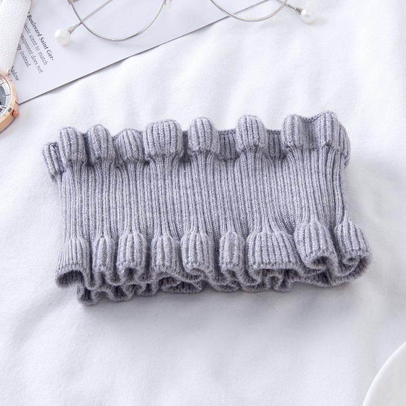 Wool Knit Snood Neck Warmer & Headband - Autumn/Winter Women's Accessory