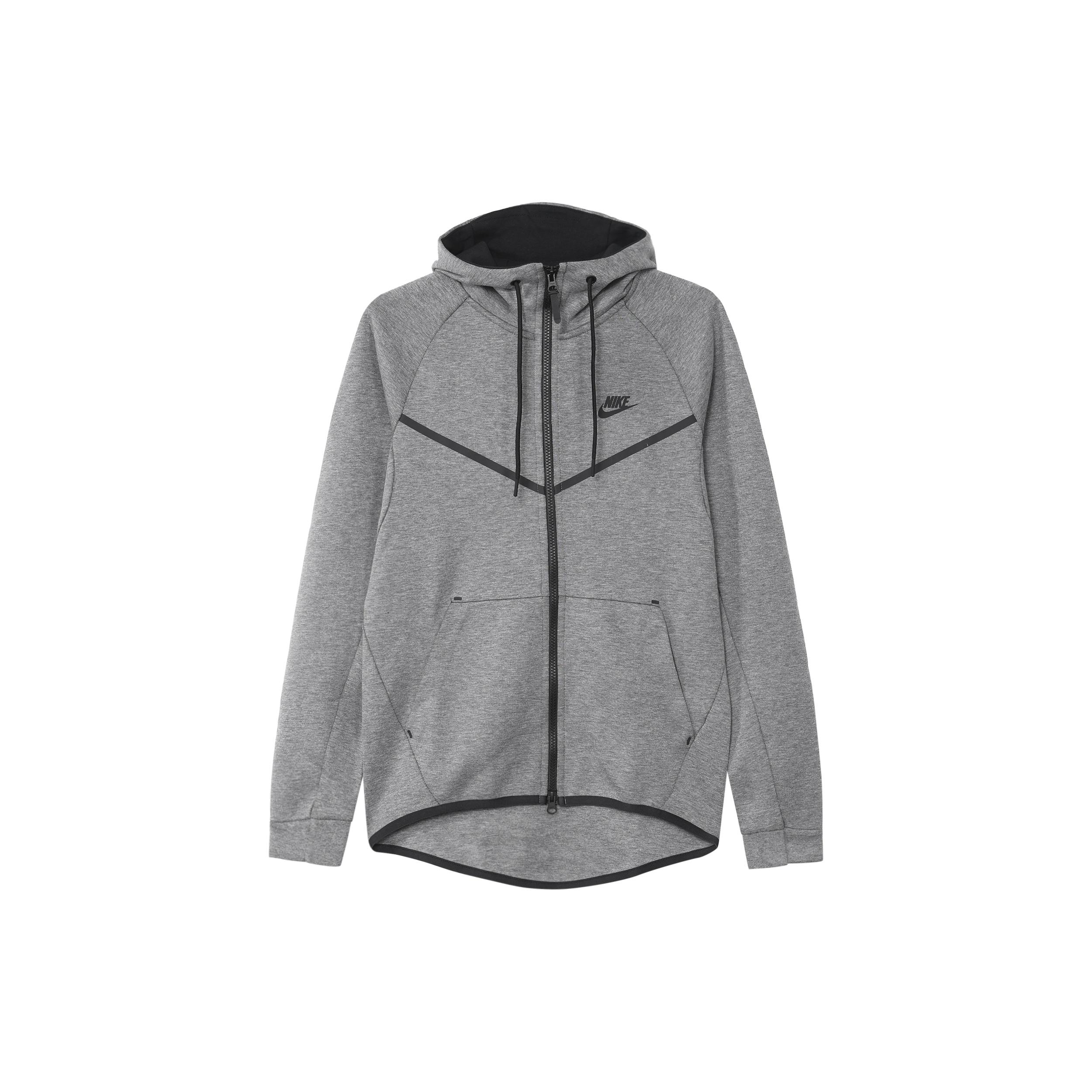 Nike Tech Fleece WindRunner Hoodie Gray Men s 805145-091 S