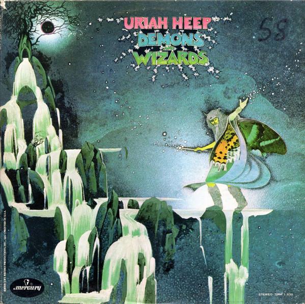 Виниловая пластинка URIAH HEEP Demons And Wizards SRM1630 Mercury 1972 Канада Рок Б/у