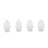 4pcs Motorcycle Nylon License Plate Cover Screws M6 X 25mm Car Tag License Plate Holder Bolts for Motorbike Bike Yacht