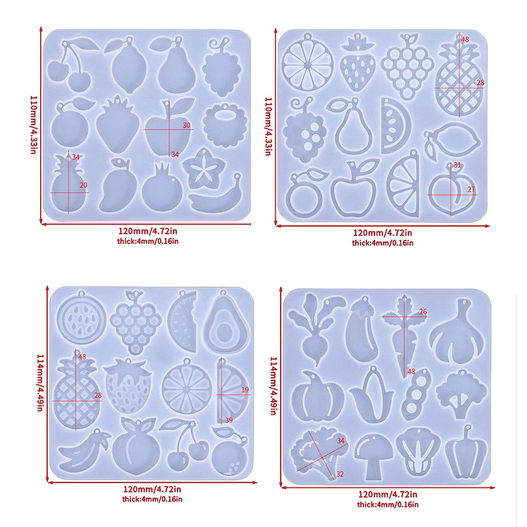 Earrings Silicone Molds Crafting Tools Silicone Pendant Moulds Keychain Mold Perfect Gift for Jewelry Making Enthusiasts