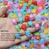 Glow-In-The-Dark 3D Turtle Figurines - Colorful, Translucent Plastic Decorations for DIY Crafts, Party Favors, Beach-Themed Events