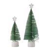 Mini Luminous Pine Needle Christmas Tree Decoration with Snow