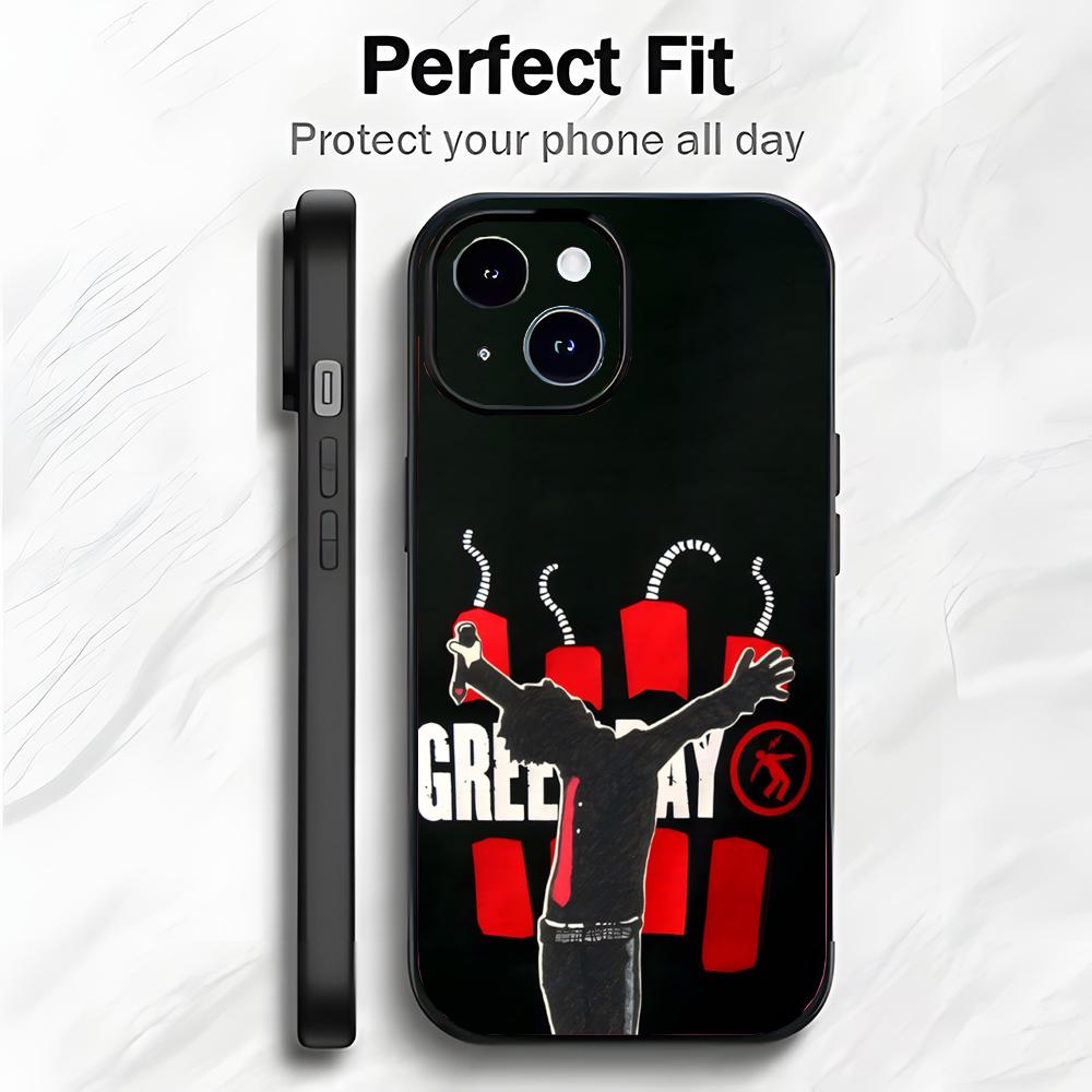Punk Classic American Band G-Green Day Phone Case Phone Case Soft Packaging Lightweight For iPhone17 16 15 14 13ProMax