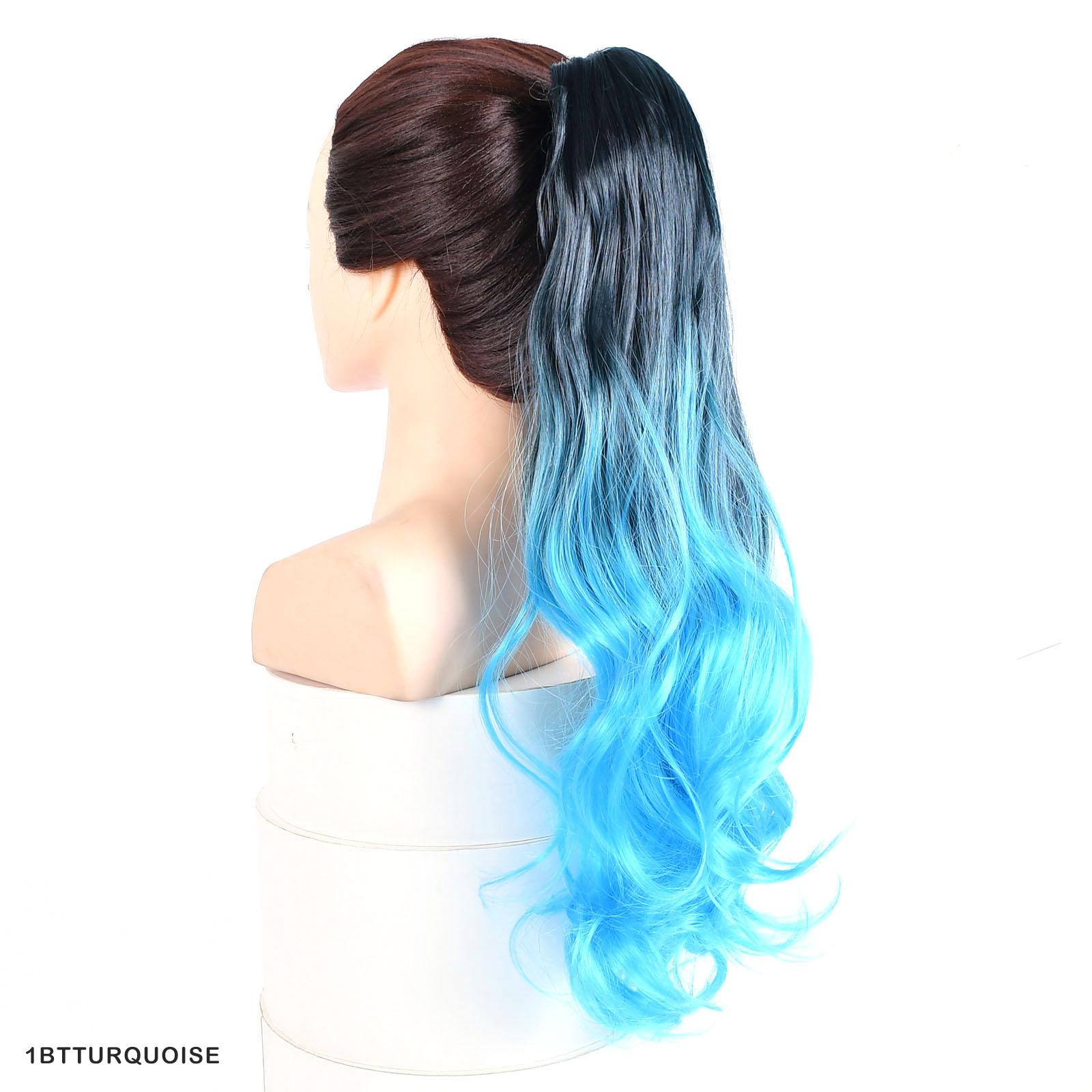 

Наращивание волос «конский хвост» Цвет омбре Длинные волнистые волосы Конский хвост Коготь на волосах Синий Розовый Фиолетовый Конский хвост Парик