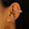 Luxury Sparkling Women's Ear Cuff - No Piercing Needed, Vibrant Colors