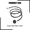 Adapter Hose with Connector, Gas for Grill, Universal Accessories, Made of Rubber, Suitable