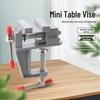 Mini Aluminum Alloy Bench Vise for DIY Projects – Compact, Adjustable, Flat Jaw Pliers