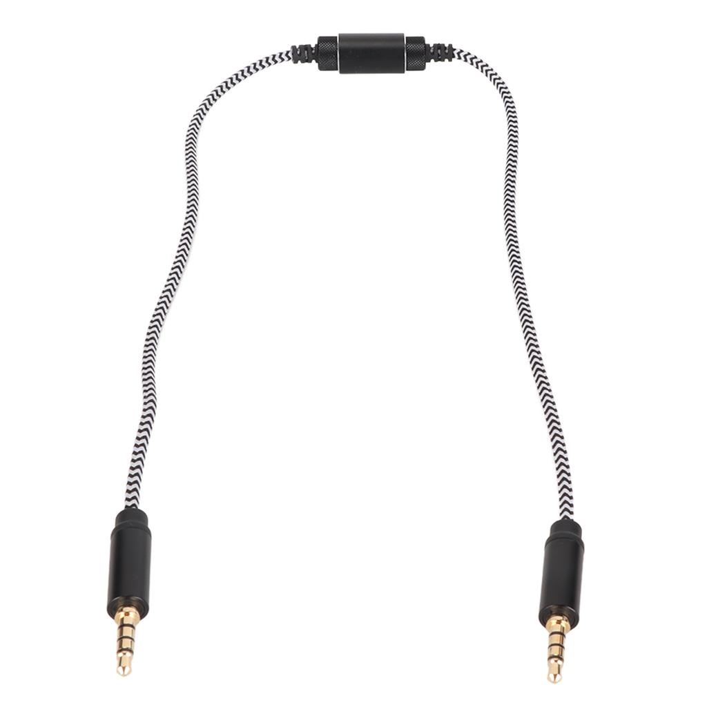 3.5mm Recording Cable Bidirectional 3.5mm Male to Male Sound Transfer Cable with Noise Reduction Fun