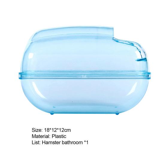Hamster Bathroom Easily Draining Large Space Broken-proof Small Animals Rabbit Chinchilla Toilets