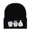 Chiikawa Usagi Round Top Dopamine Print Knit Hat For Enthusiasts Animation