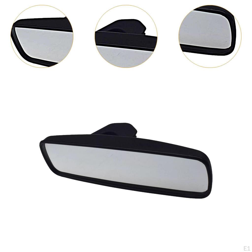 Car Interior Rear View Mirror Inside Windshield Rearview Sturdy Assembly Spare Parts Black