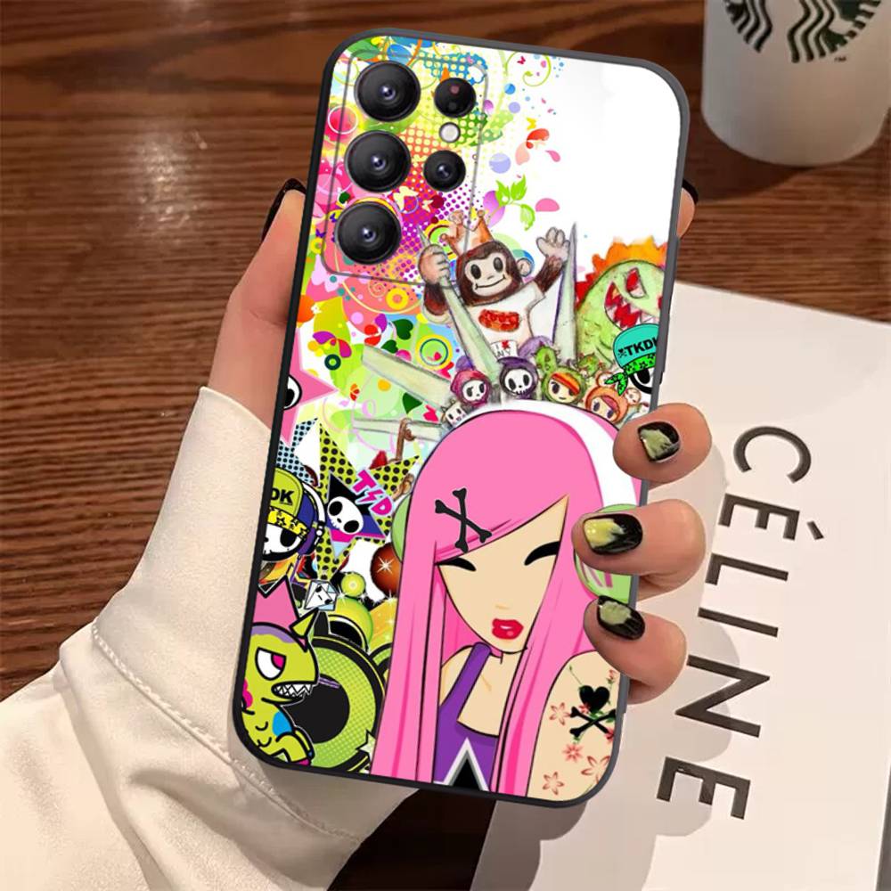 Japan T-Tokidokis Case For Samsung Galaxy Case S25 S23 S22 S21 S30 S20 S10 Ultra Plus FE TPU Soft Cover