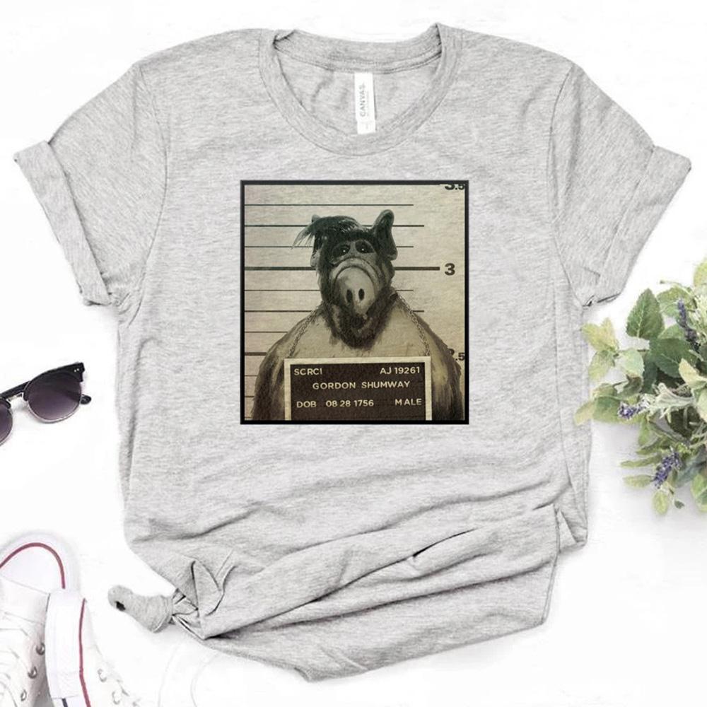 Alf tshirt women designer tshirt girl anime clothing